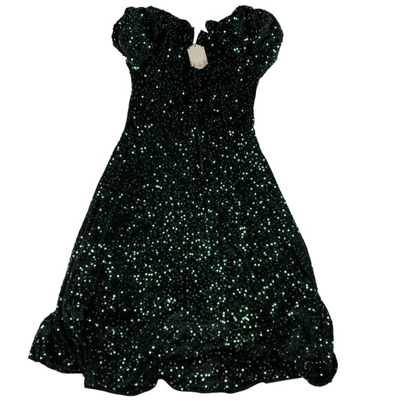 NWT Ivy City Co Green Sequin Vivian Dress Size XL - Picture 5 of 16